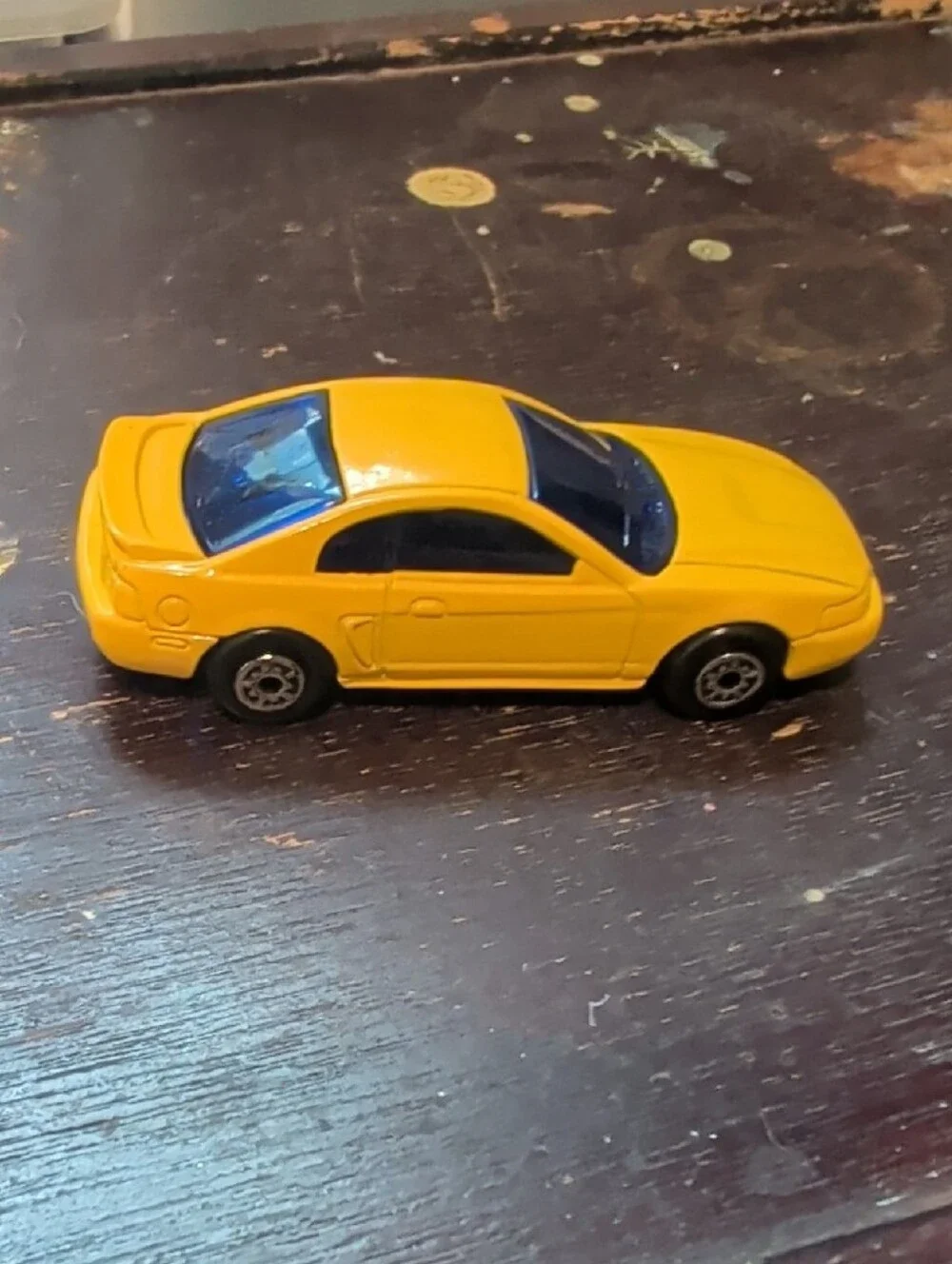 Yellow Mustang Sports Car Toy - Kids Cars & Vehicles